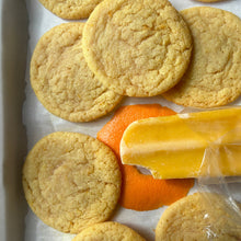 Load image into Gallery viewer, Here Comes the Sun: Orange Creamsicle Sugar Cookie (half-dozen)
