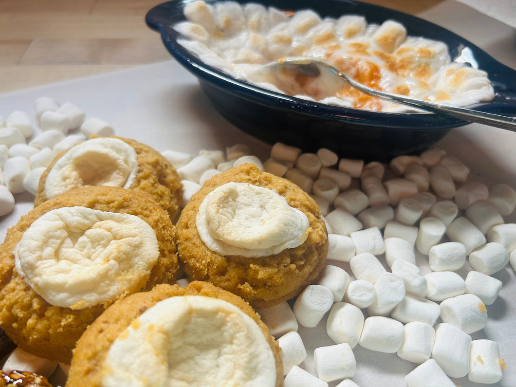 Queen Ivory: Sweet Potato Casserole Cookie (Vegan + Gluten-Sensitive) (half-dozen)